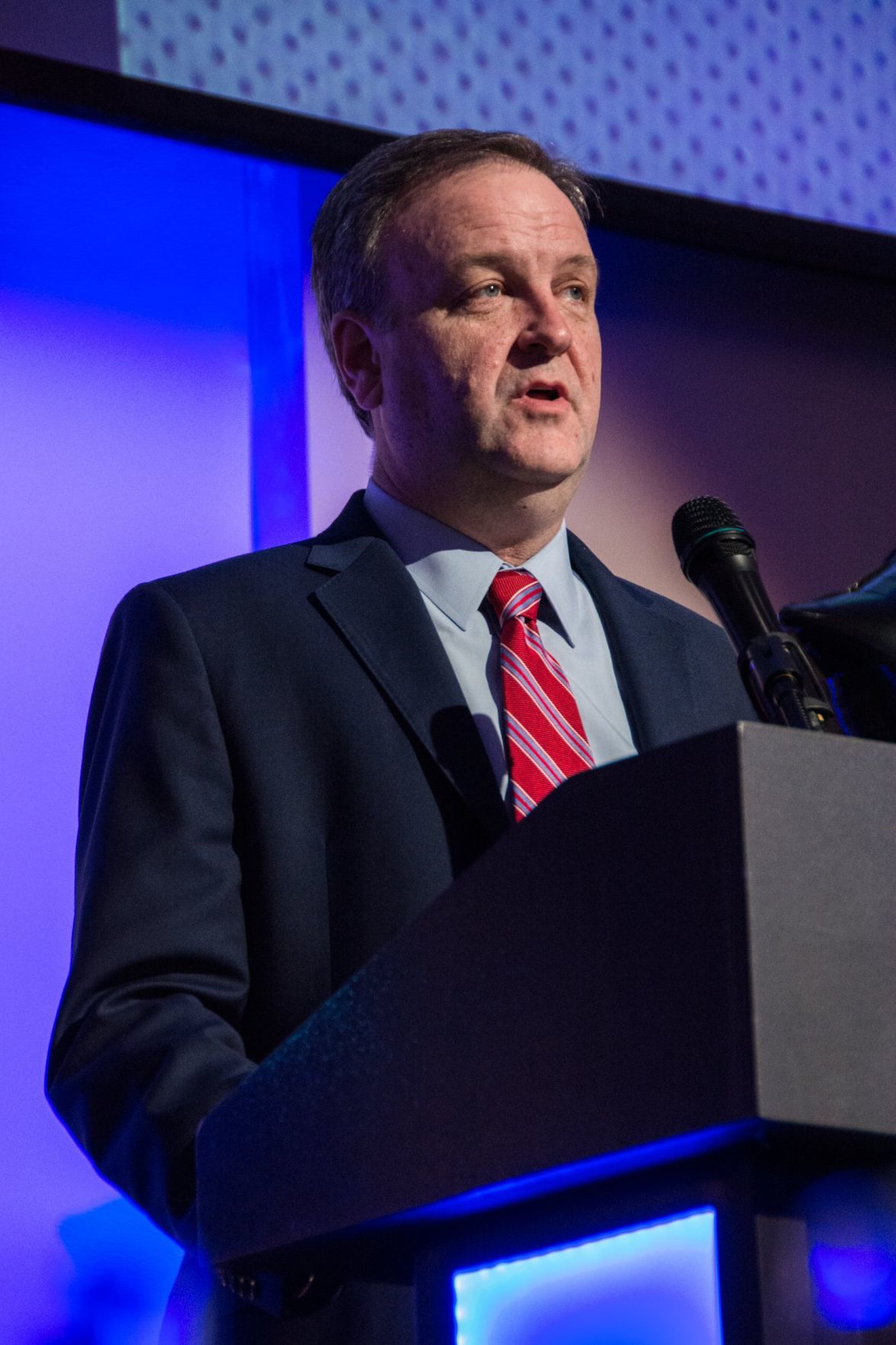 Sam Page, St. Louis County Executive speaks at the event